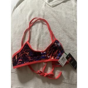TYR DuraFast One WaveRider Mojave Tieback Swim Top Multi- M 8